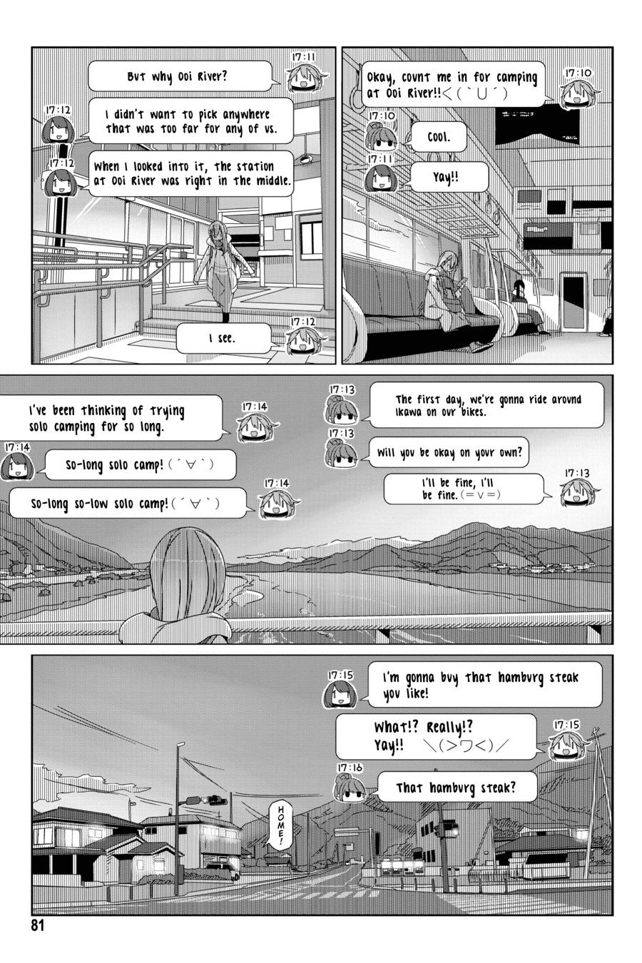 Yurucamp Chapter 56 - Page 1