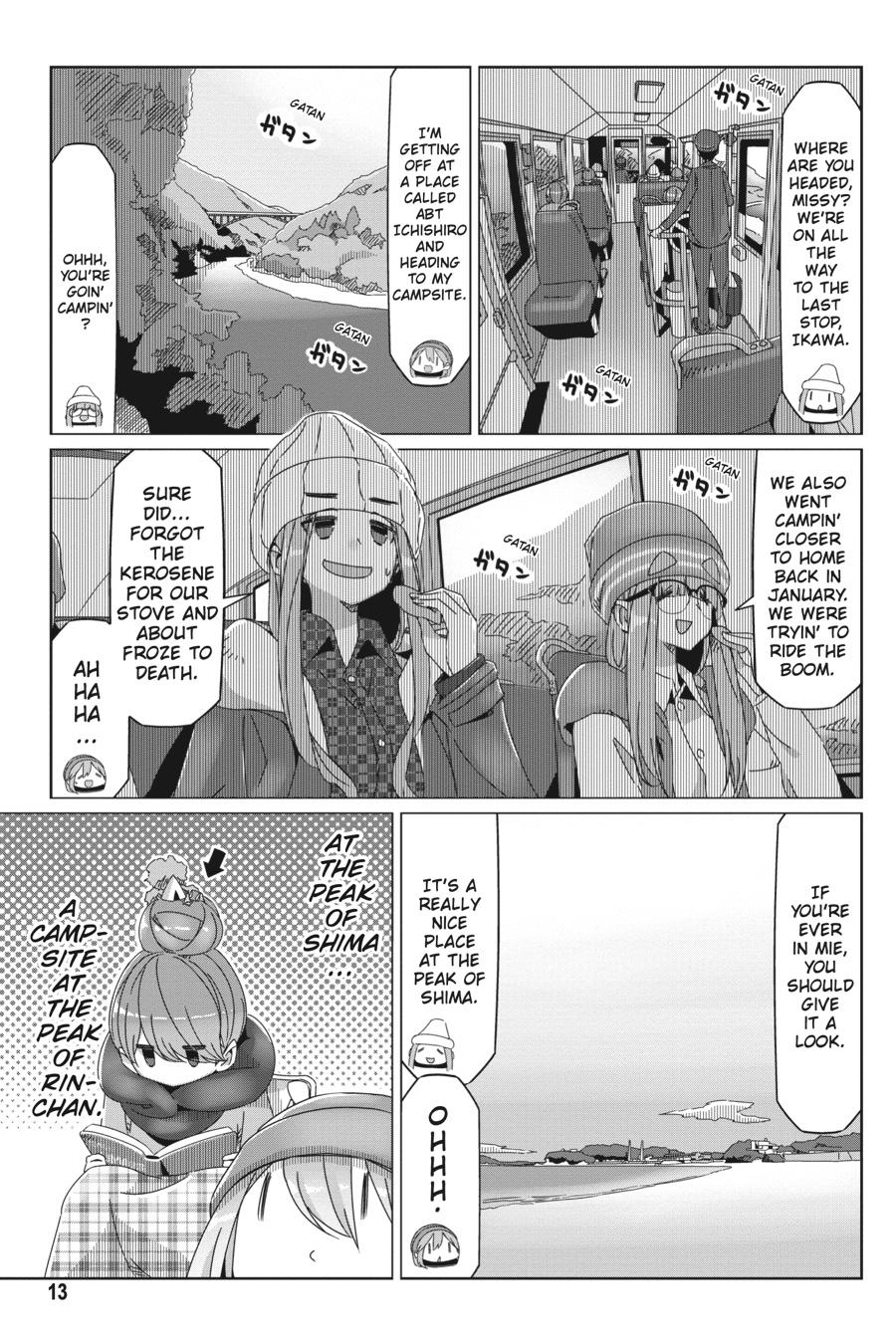 Yurucamp Chapter 58 - Page 14