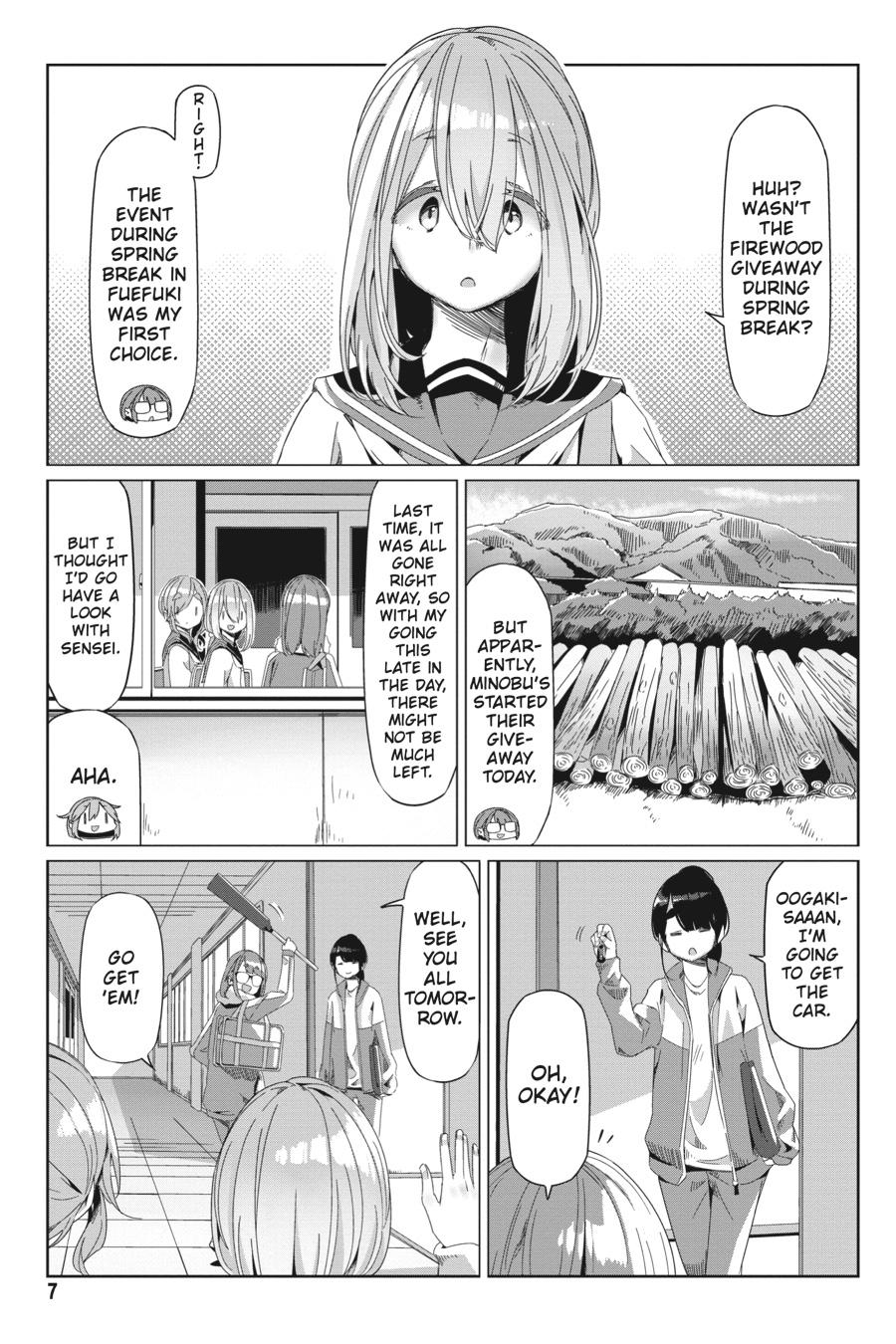 Yurucamp Chapter 64 - Page 8