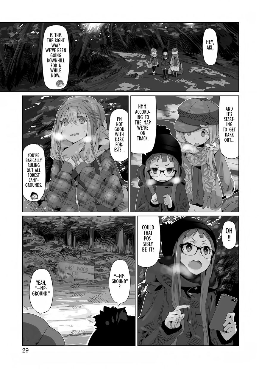 Yurucamp Chapter 8 - Page 1