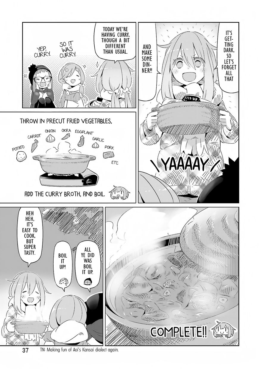 Yurucamp Chapter 8 - Page 9