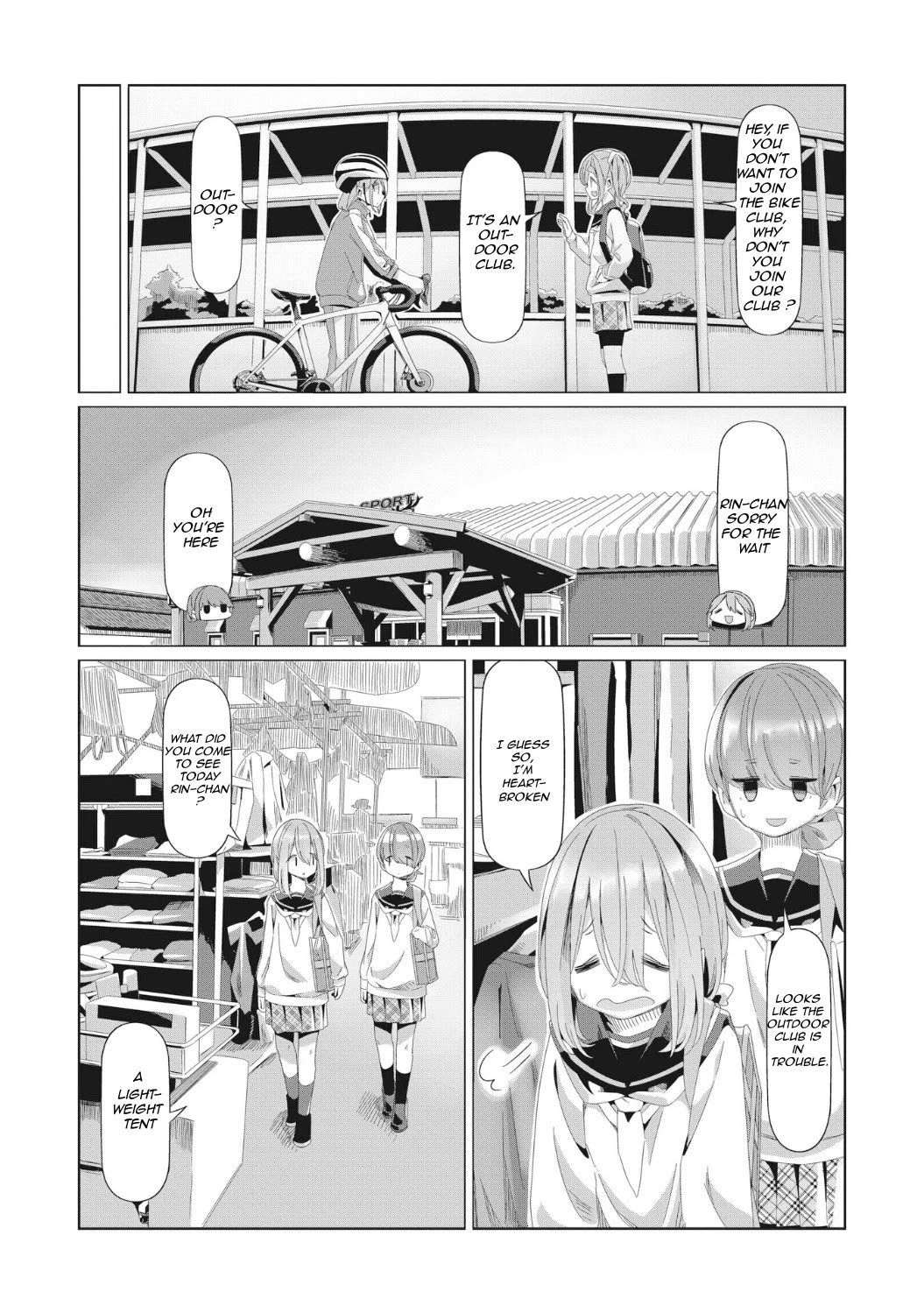 Yurucamp Chapter 80 - Page 14