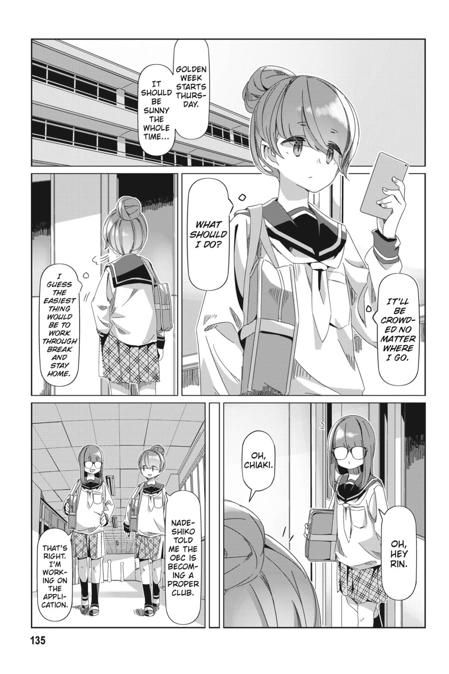 Yurucamp Chapter 87 - Page 1