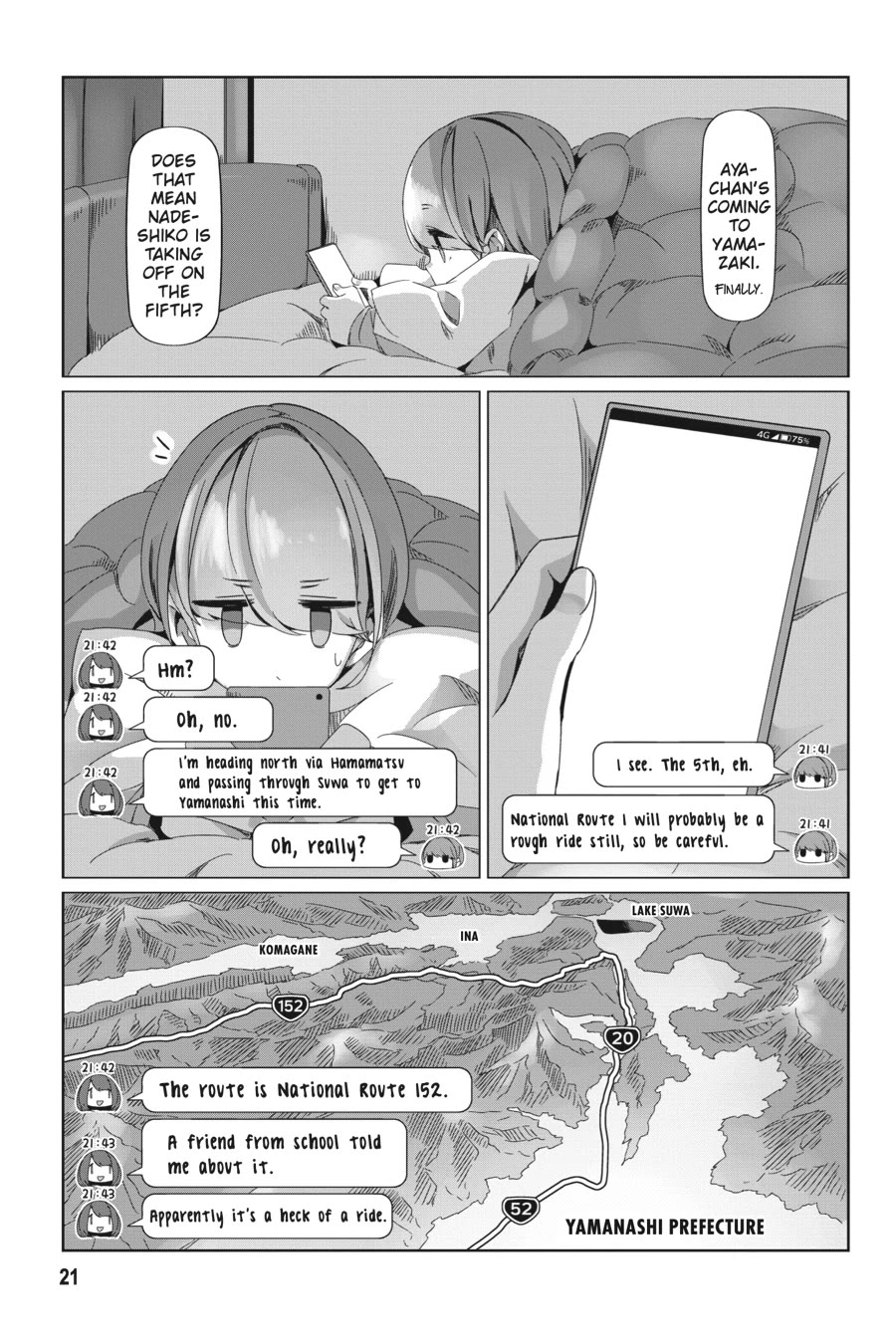 Yurucamp Chapter 88 - Page 22