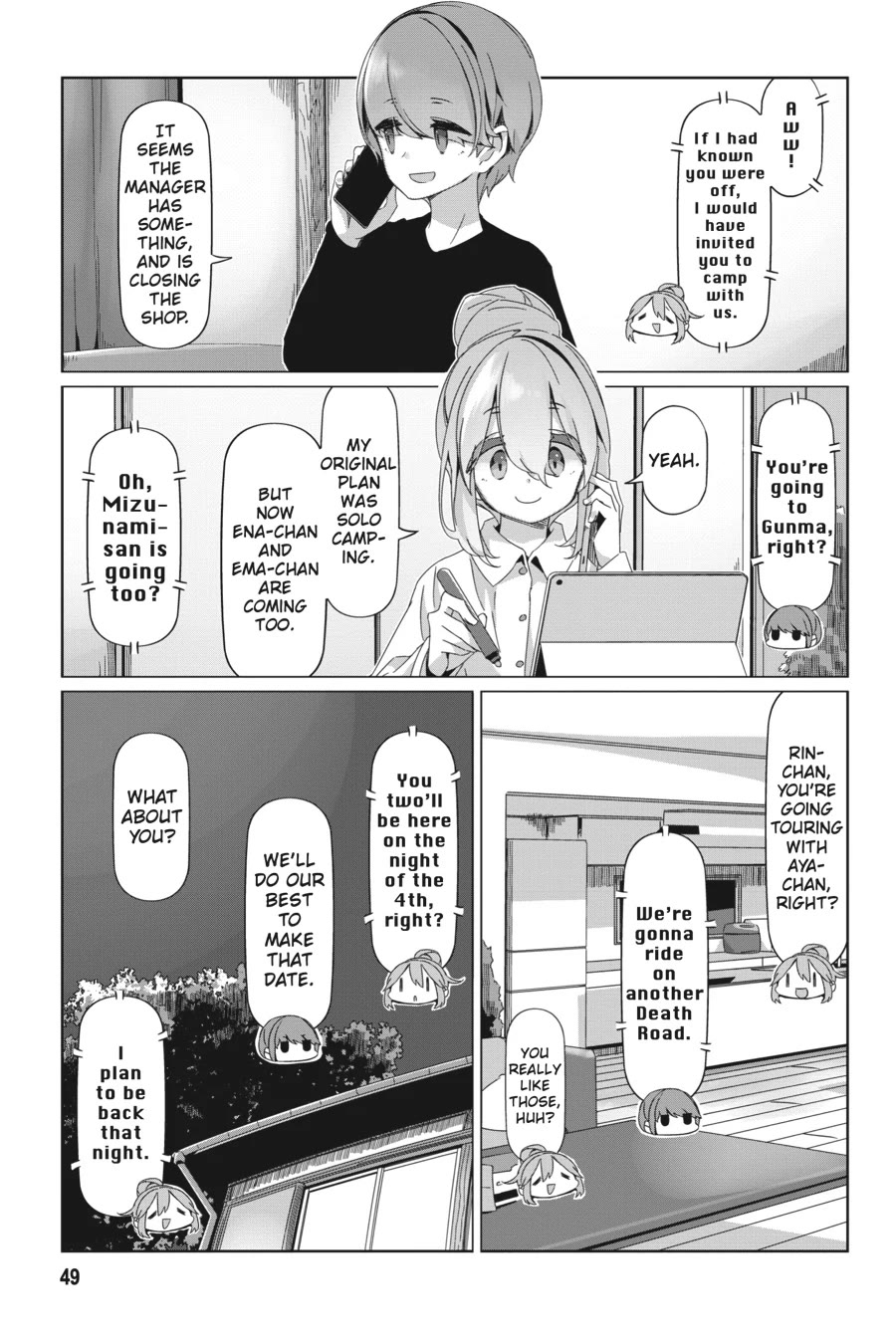 Yurucamp Chapter 89 - Page 21