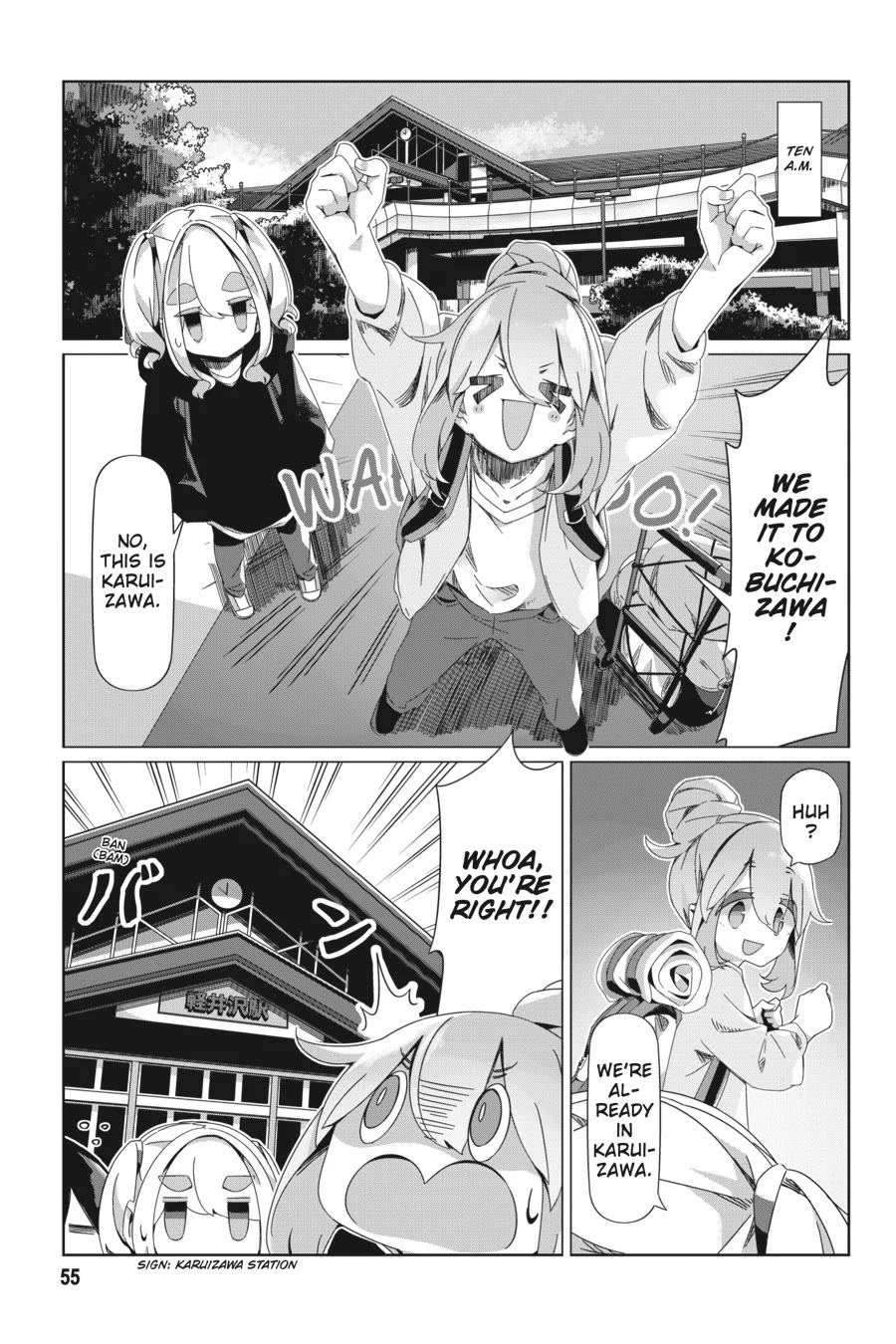 Yurucamp Chapter 90 - Page 1