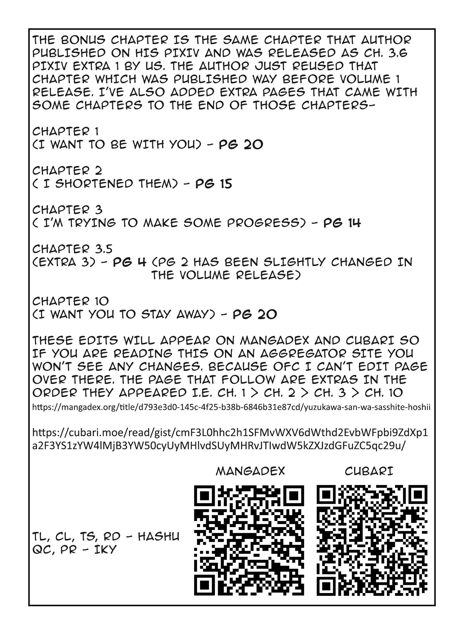 Yuzukawa-san wa, Sasshite Hoshii Chapter 10.7 - Page 6
