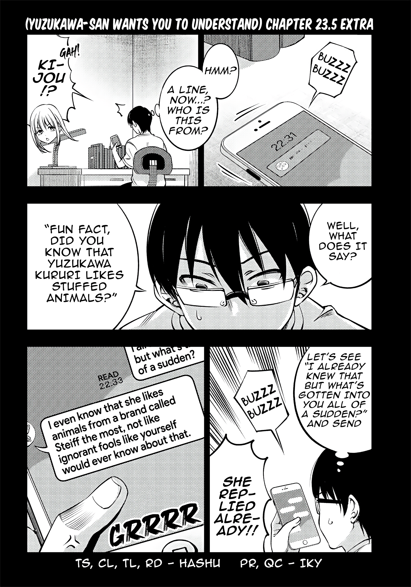 Yuzukawa-san wa, Sasshite Hoshii Chapter 23.5 - Page 1