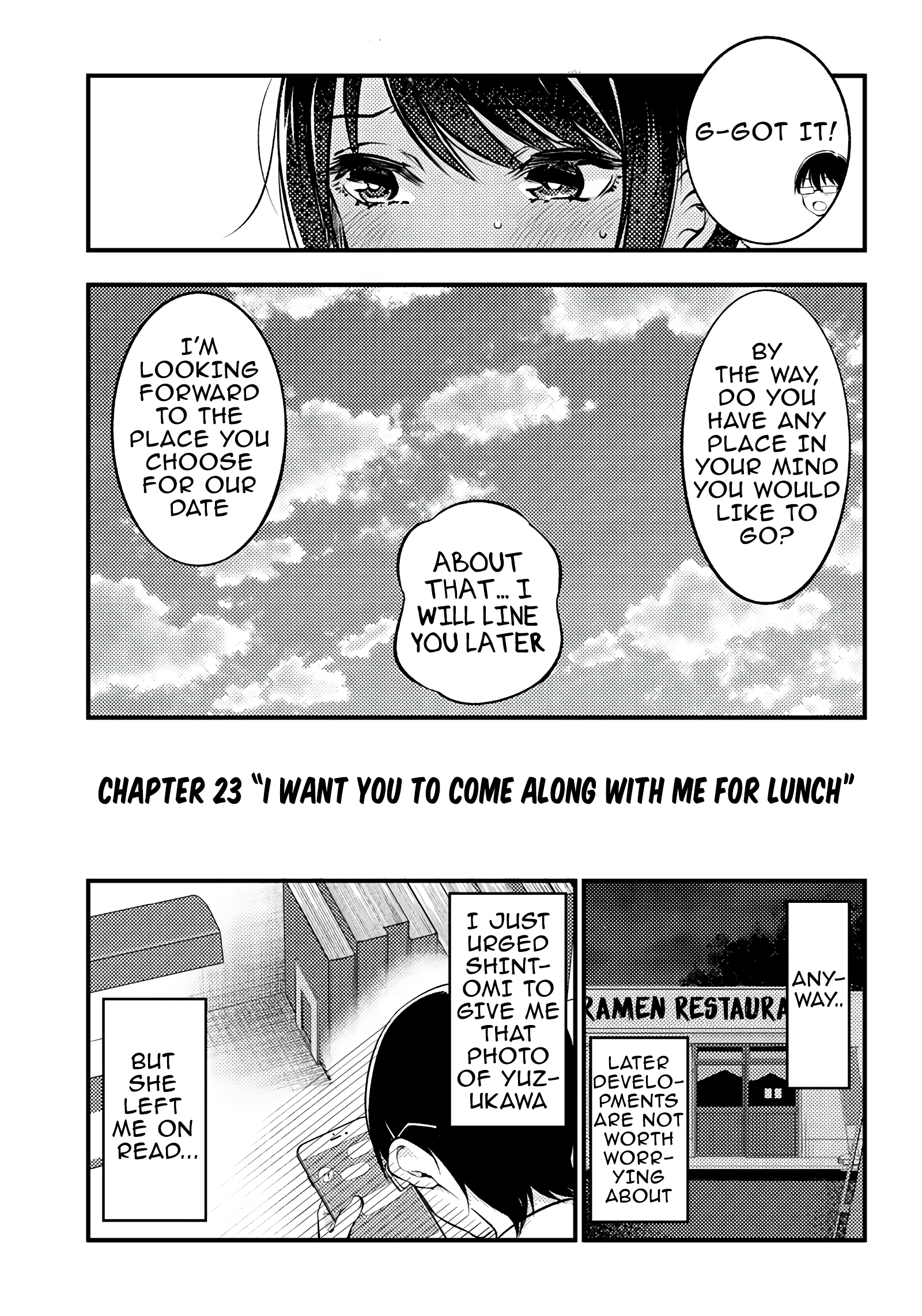 Yuzukawa-san wa, Sasshite Hoshii Chapter 23 - Page 17