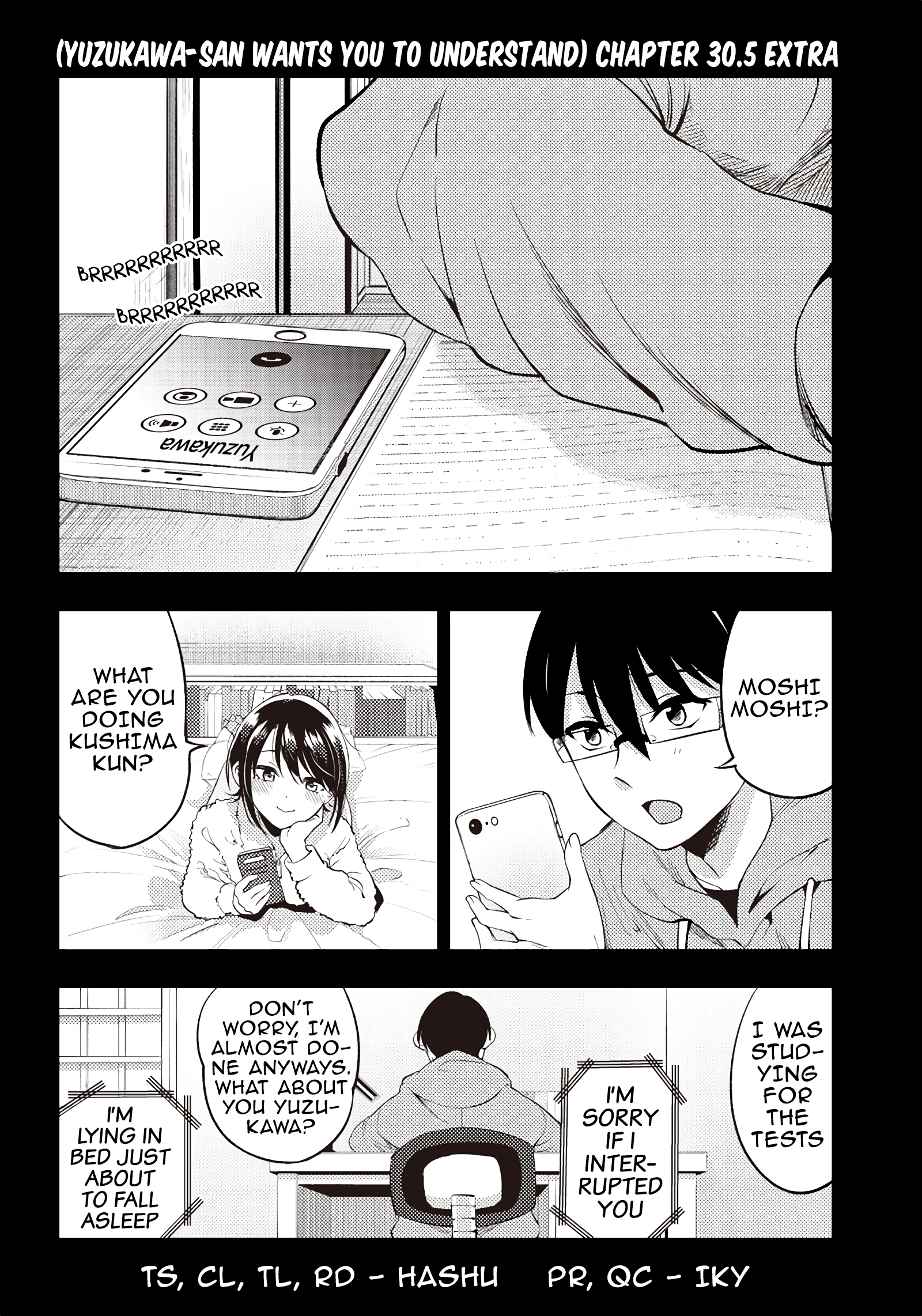 Yuzukawa-san wa, Sasshite Hoshii Chapter 30.5 - Page 1