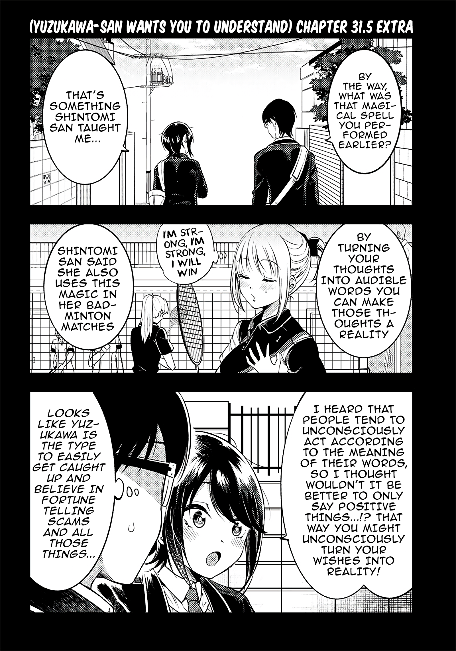 Yuzukawa-san wa, Sasshite Hoshii Chapter 31.5 - Page 1