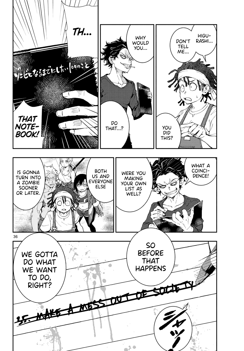 Zombie 100 ~100 Things I Want to do Before I Become a Zombie~ Chapter 17 - Page 33