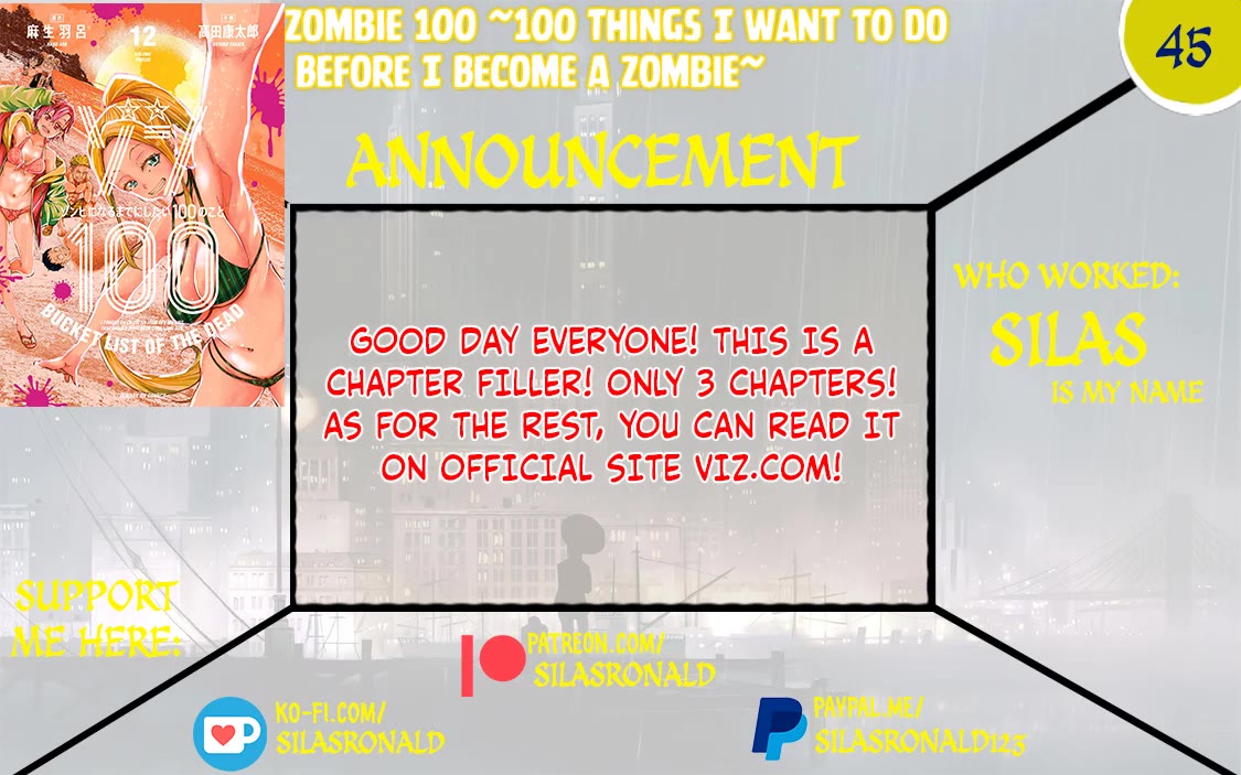 Zombie 100 ~100 Things I Want to do Before I Become a Zombie~ Chapter 45 - Page 1